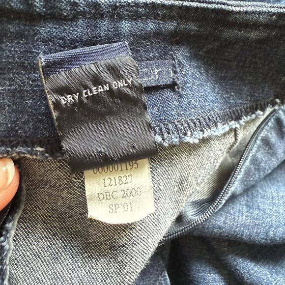 GAP Stretch Denim Skirt Blue Classic Straight Pencil Size 8 Y2K - Picture 6 of 6